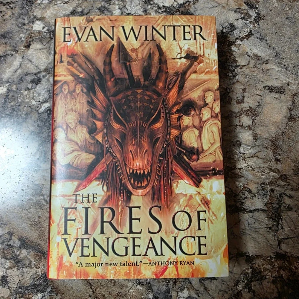 The Fires of Vengeance‎ Evan Winter The Burning Book 2 Hardcover Fantasy 2020